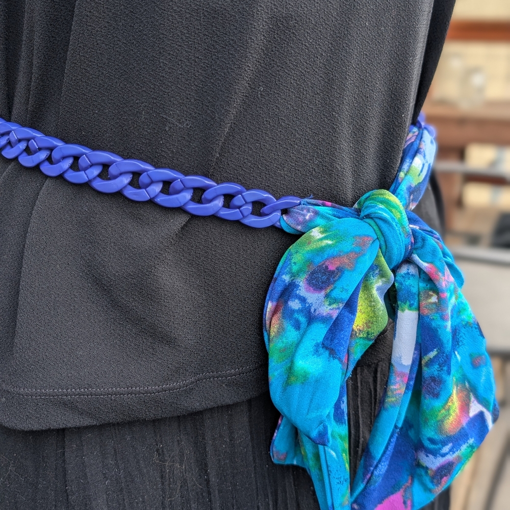 Chunky Chain Scarf Necklace/Belt